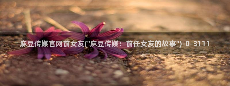 麻豆剪映传媒官网：麻豆传媒官网前女友(\